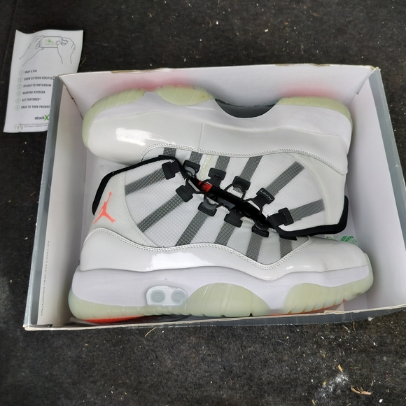 Jordan White and Black Athletic Shoes